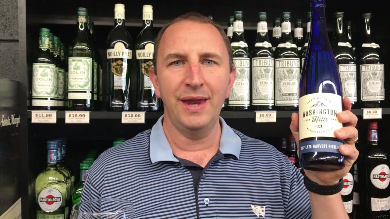Washington Hills Late Harvest Riesling | One Minute of Wine Episode #611