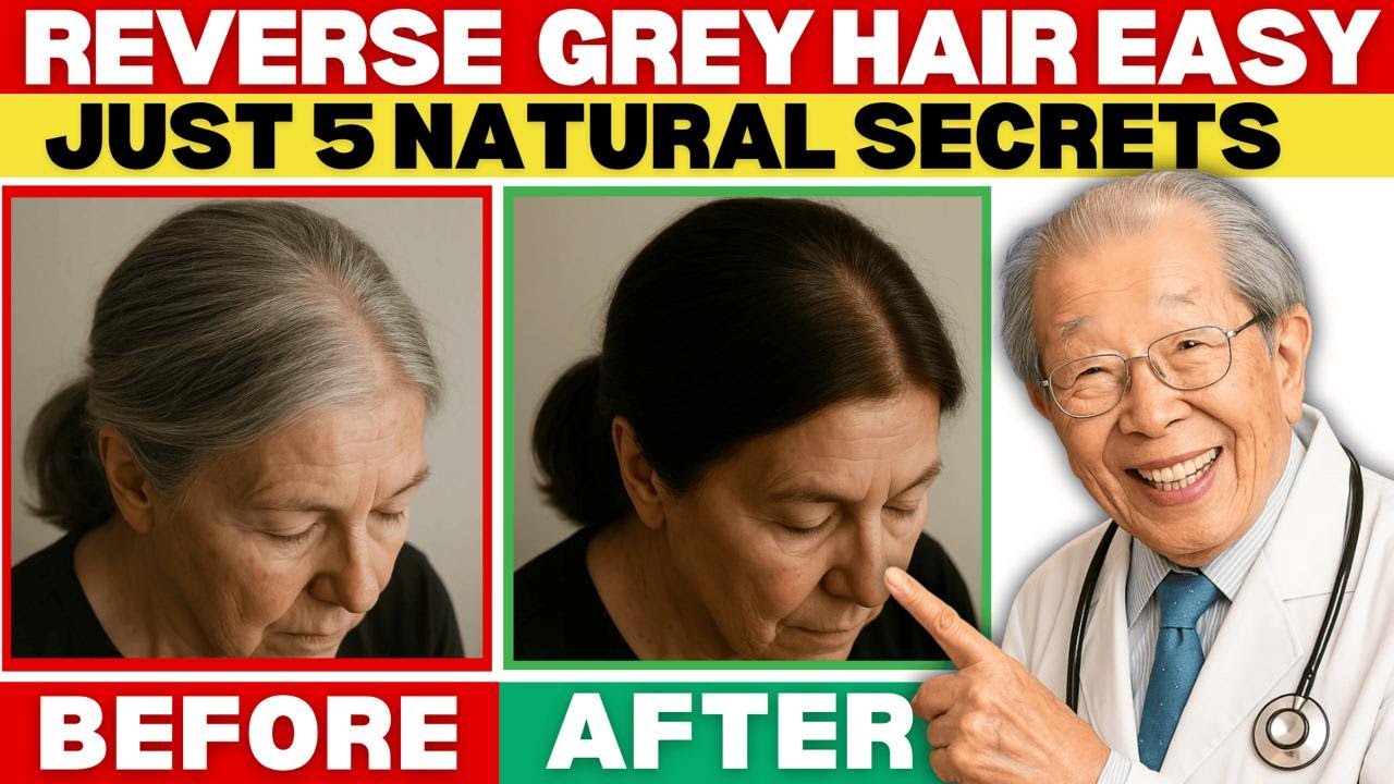 Japanese Oldest Doctor: Grey Hair Is Not Aging — How To Reverse It Naturally After 60