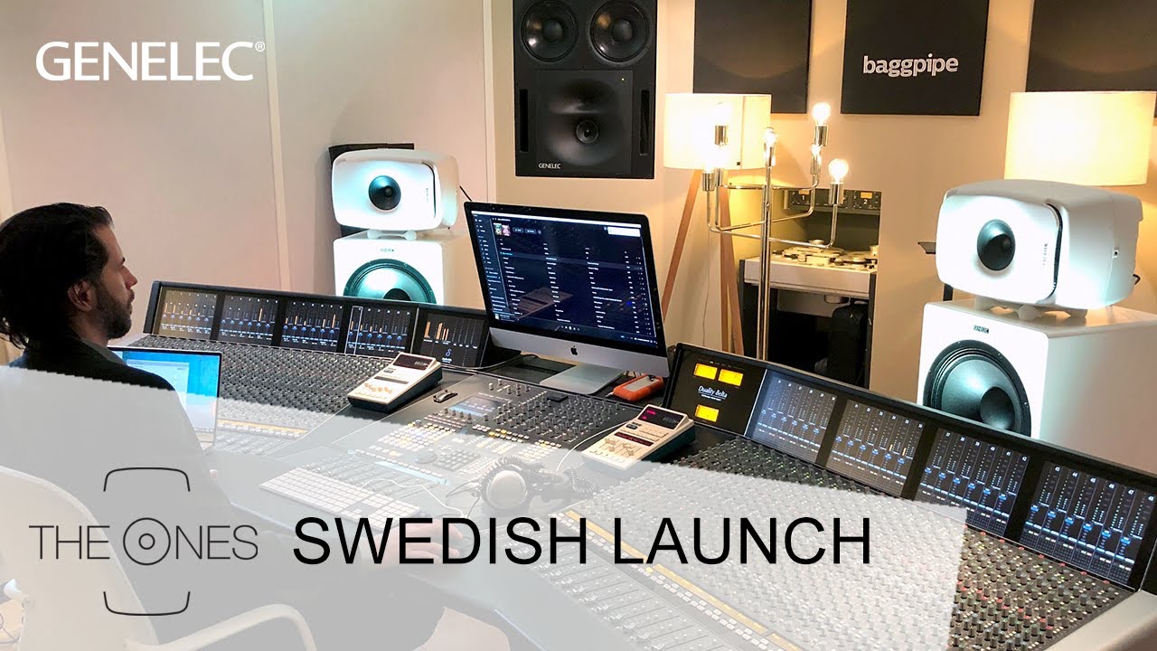 Swedish launch of the Genelec 8361, 8351B and W371 at Baggpipe Studios