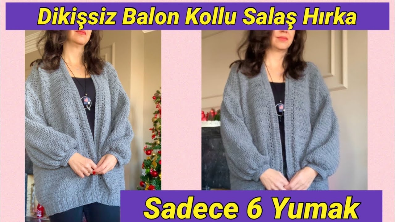 Tığişi Dikişsiz Salaş Hırka