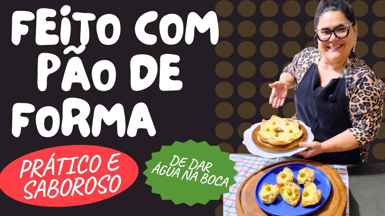DELICIOSA RECEITA USANDO PÃO DE FORMA VOCÊ VAI GOSTAR