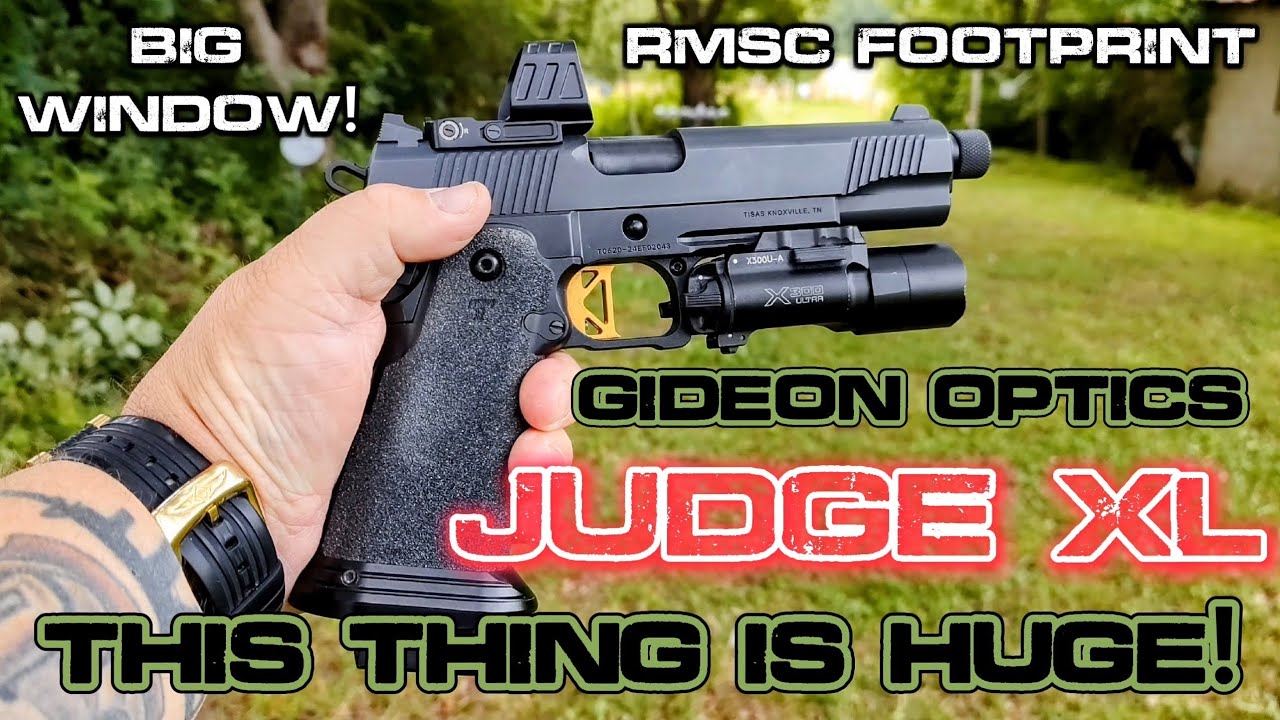 Gideon Optics Judge XL RMSC Red Dot: Perfect for the Tisas 1911 DS! @GideonOptics2023 