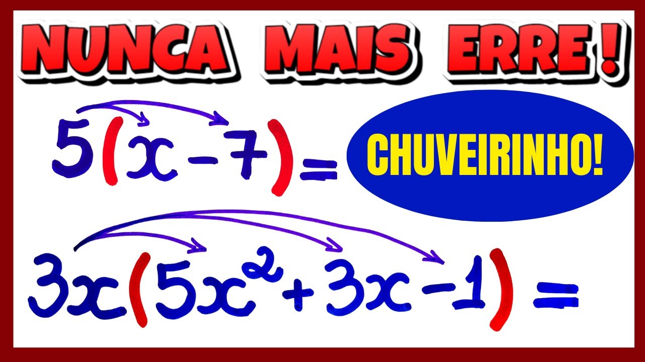 PROPRIEDADE DISTRIBUTIVA DA MULTIPLICAÇÃO!! APRENDA AGORA!!