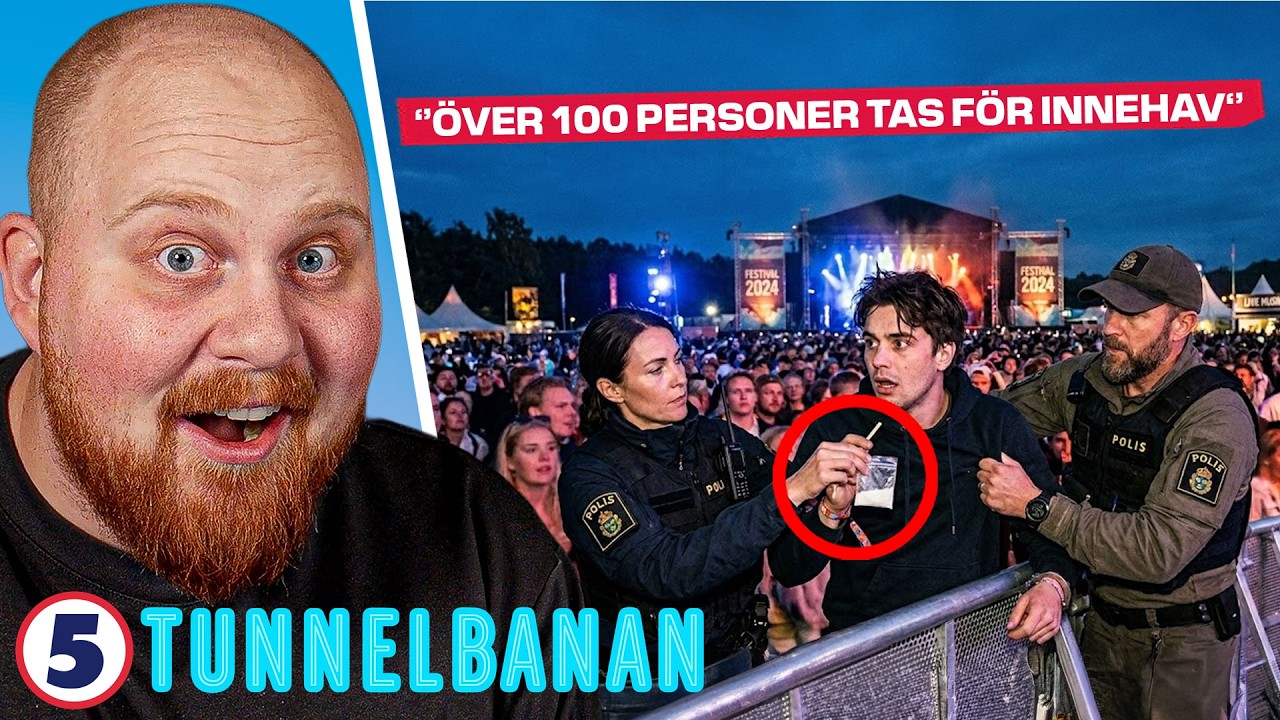 Civila poliser FÅNGAR 100+ personer under festival | Reagerar På Tunnelbanan #27