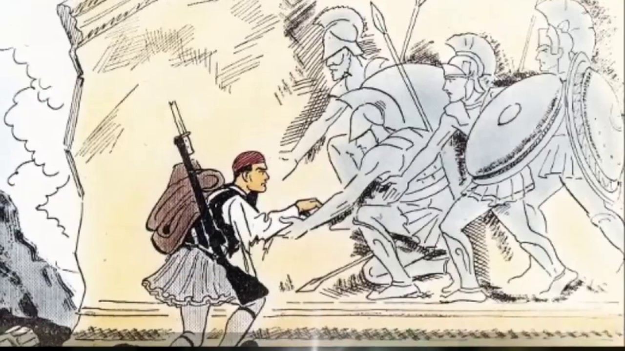 Η ΕΛΛΑΔΑ ΠΟΤΕ ΔΕΝ ΠΕΘΑΙΝΕΙ (ορχηστρικό με στίχους)
