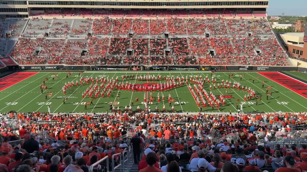 Oklahoma State Cowboy Marching Band Halftime Show, October 5, 2024