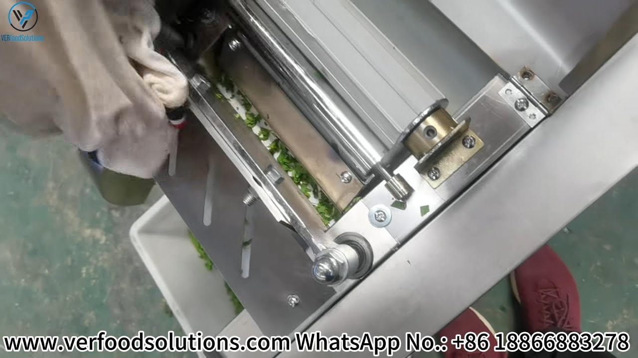 VERFOODSOLUTIONS How to Clean Leafy Vegetable Cutting Machine After Each Use