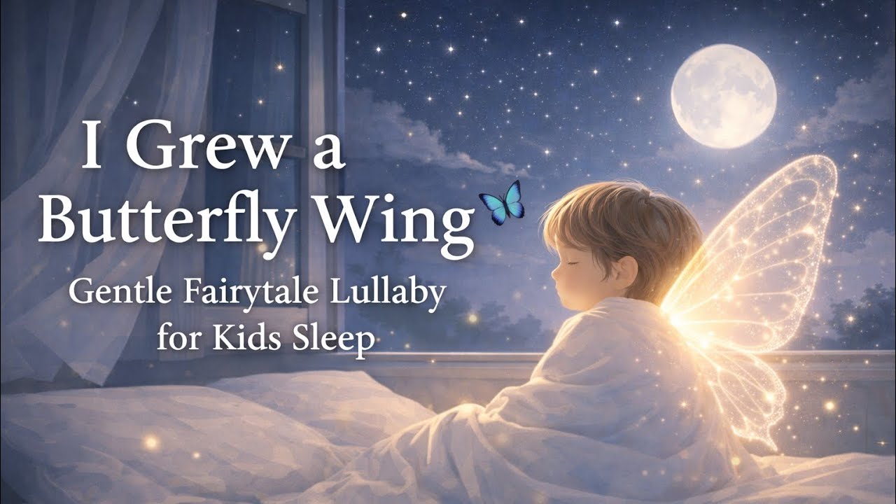 I Grew a Butterfly Wing  | Gentle Fairytale Lullaby for Kids Sleep