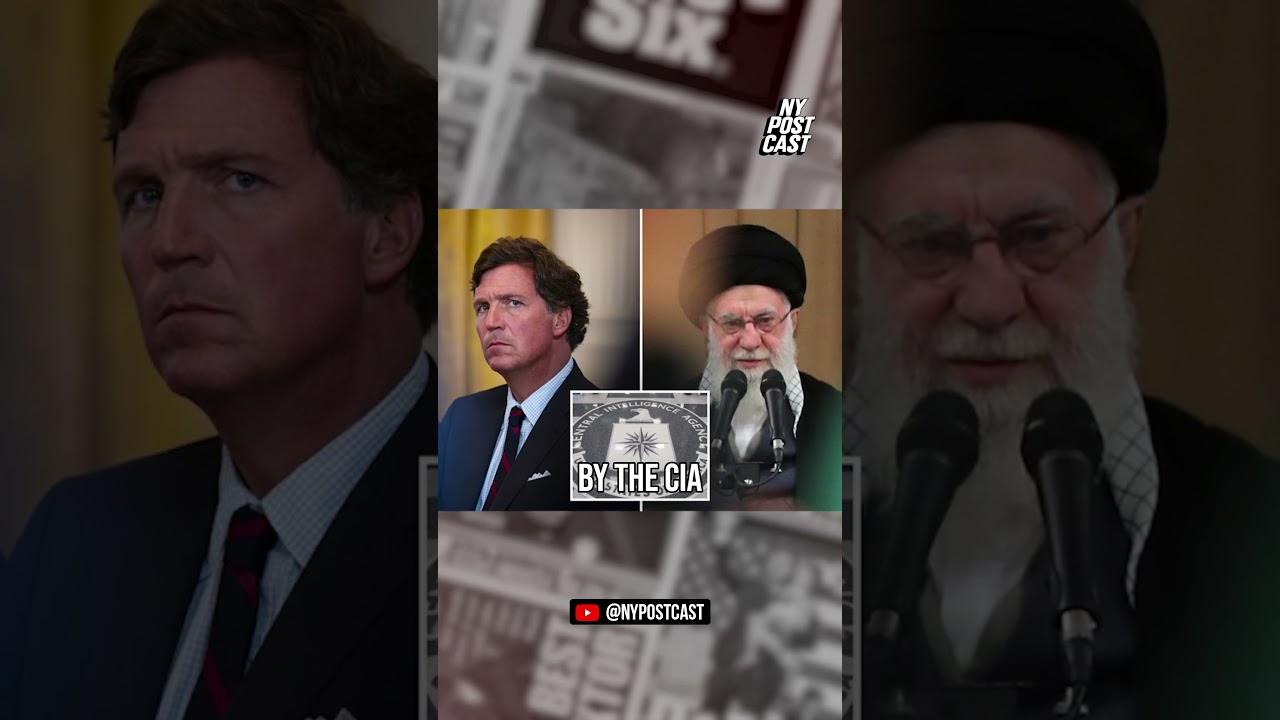 Tucker Carlson claims CIA read his texts with Iran #shorts