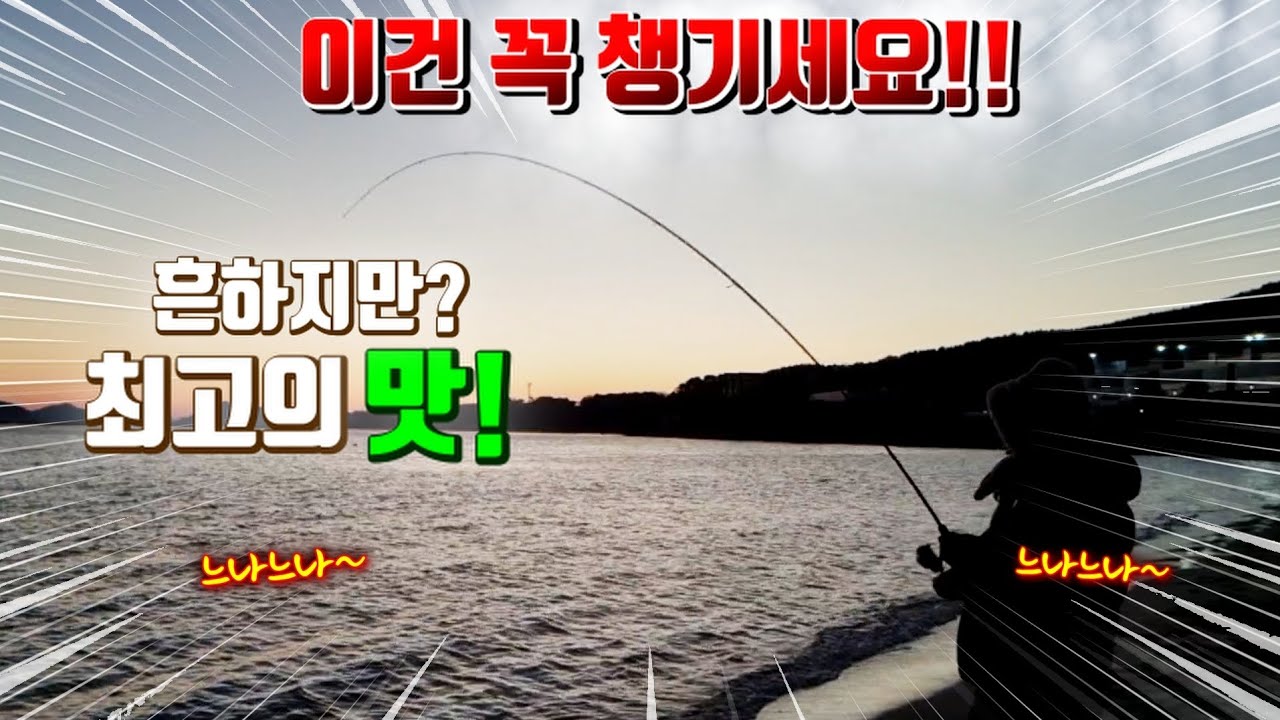 끊임없는 입질! 한 시간이면 만쿨! 직접잡아서 다양하게 즐겨보자