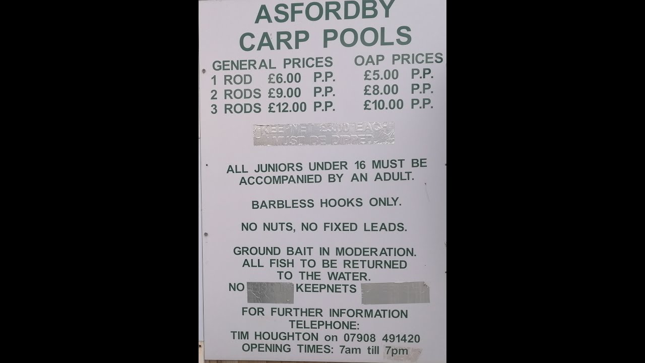 Asfordby Carp Pools x 3, Leicestershire (July 2021)
