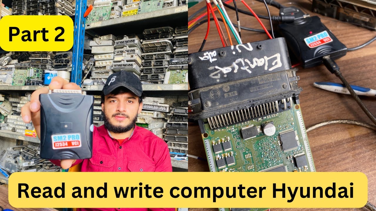 Part2 Sm2 pro J2534  full installation on pc read and write hyundai ECU