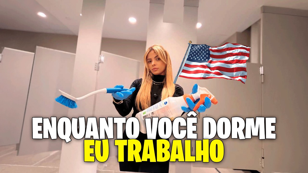 ENQUANTO TODOS DORMEM 🇺🇸 | MINHA ROTINA TRABALHANDO NA MADRUGADA NOS Estados Unidos