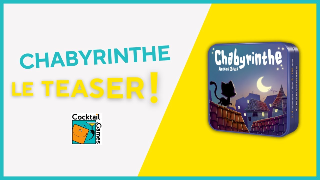 CHABYRINTHE, un jeu malin pour petits et grands matous ! (teaser)