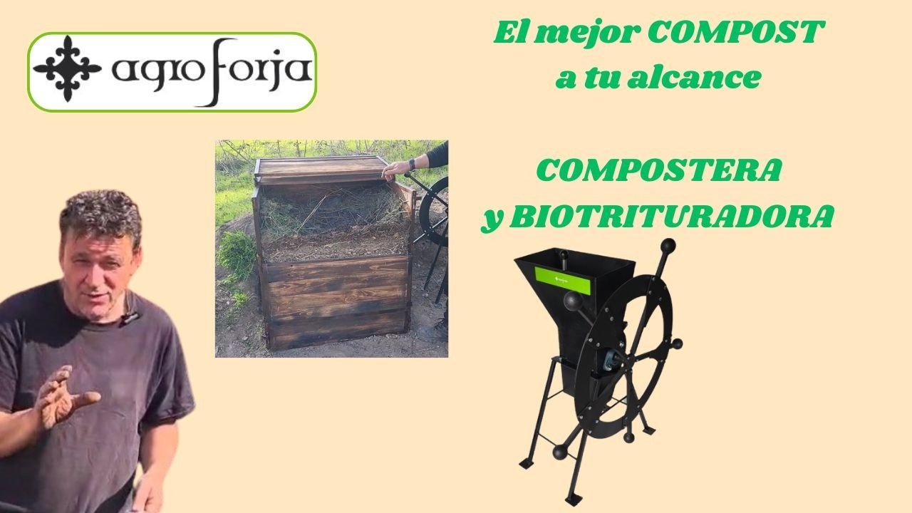 NUEVA COMPOSTERA 2026 - 27 y BIOTRITURADORA Sostenible y protege el medio ambiente