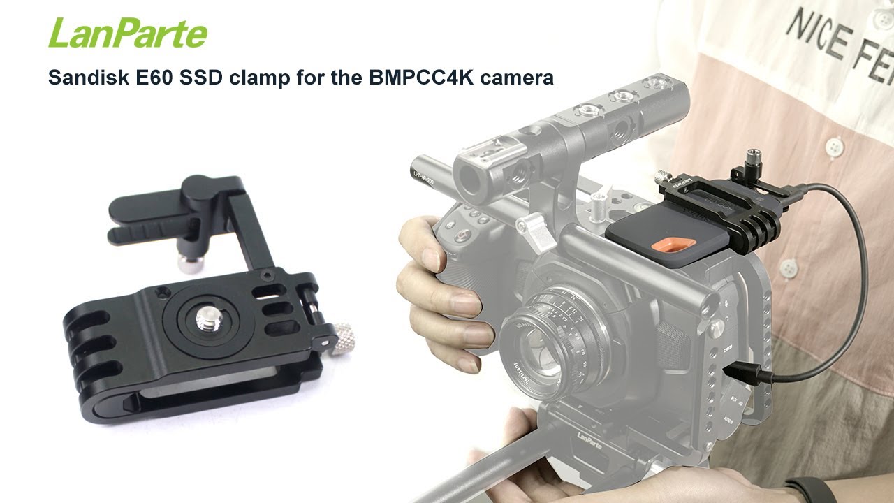 How to mount Sandisk SSD to the BMPCC4k camera?