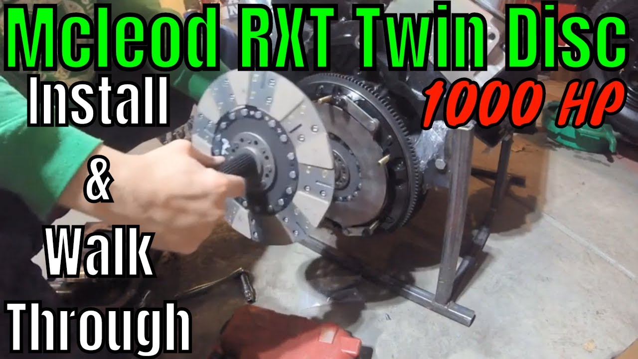 Установка двухдискового сцепления — установка Mcleod RXT
