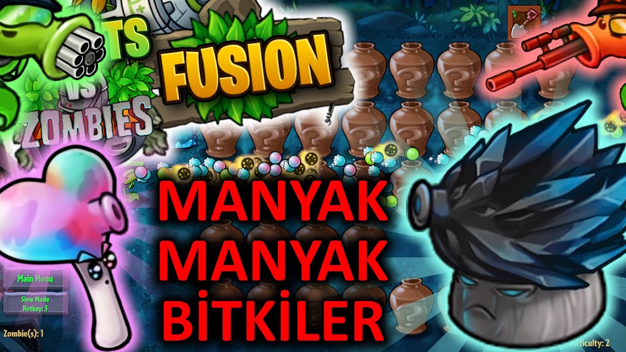 PvZ Fusion - NEFRET NEFRET NEFRET (Mücadele: Füzyon: 3-4 & Vazo Kırma: 1-2) [Türkçe]