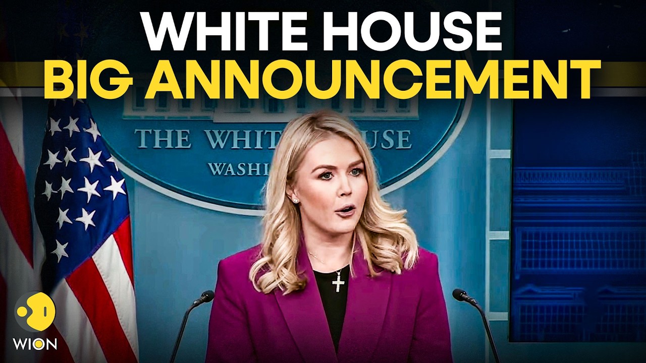 White House LIVE: White House Press Secretary Karoline Leavitt Briefs Reporters | WION Live