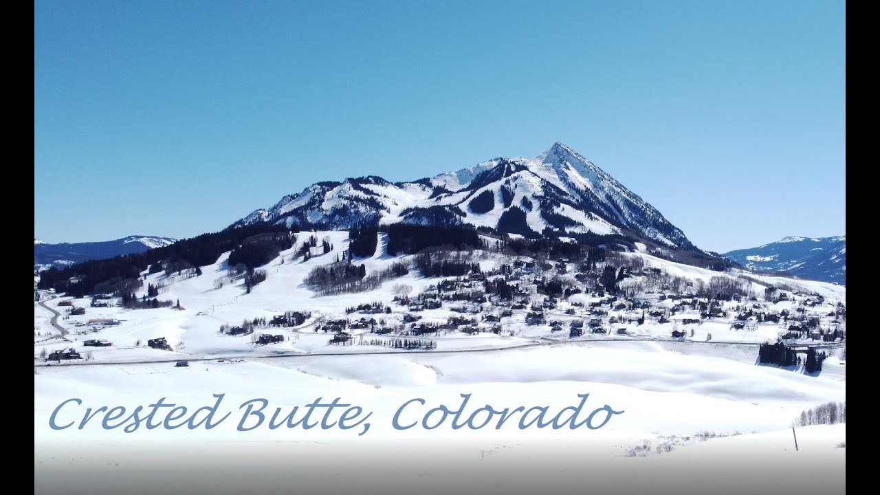 Crested Butte, Colorado - Cinematic Drone Footage -4k