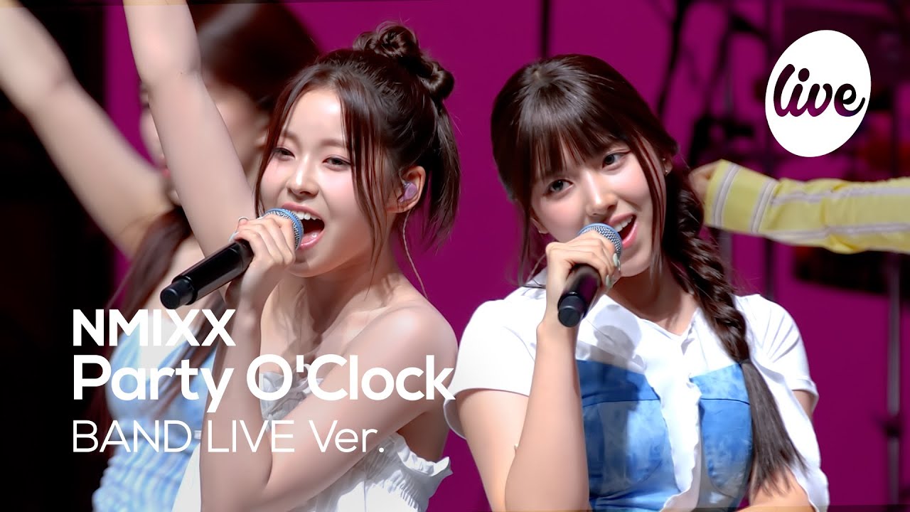 [4K] NMIXX - “Party O'Clock” Band LIVE Concert [it's Live] шоу живой музыки