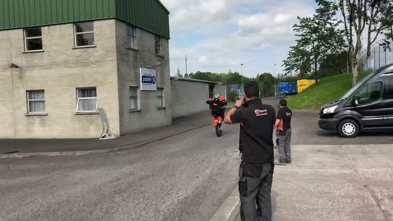 Ktm exc250 wheelie