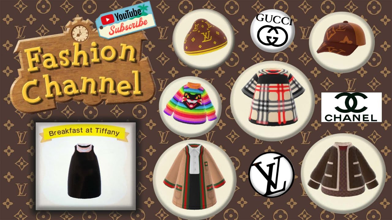 Gucci Prada Nike Luxury Brands Custom QR Code Animal Crossing New Horizons