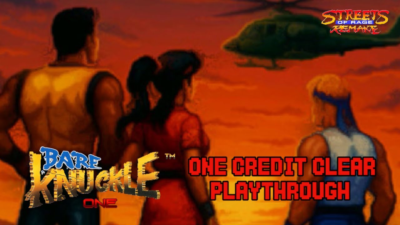 Bare Knuckle One (SORR Mod) | Adam Hunter | 1CC Playthrough