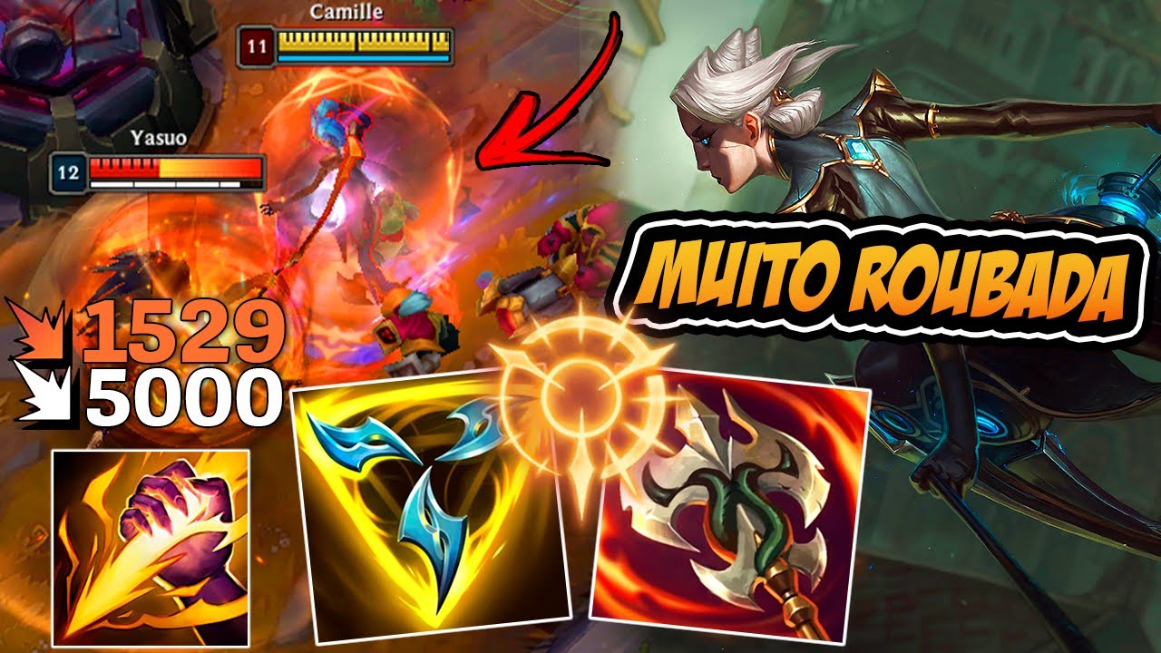 CAMILLE JUNGLE TÁ MUITO ROUBADA DEPOIS DO BUFF DE DANO VERDADEIRO (duo @Pingu Mono Sylas​)