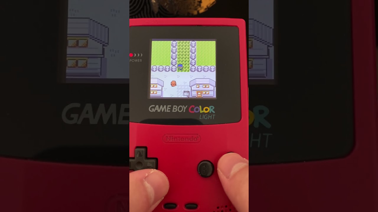 What if Pokemon Blue was a Gameboy Color game? #pokemon #gameboy #gameboycolor #asmr