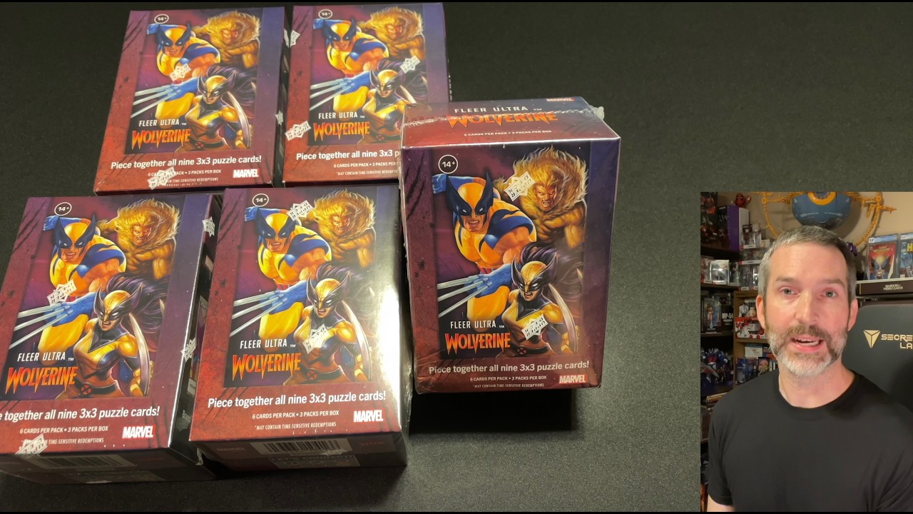 How many Yellow Parallels per blaster? 🤔 Opening Fleer Ultra Wolverine retail blaster boxes