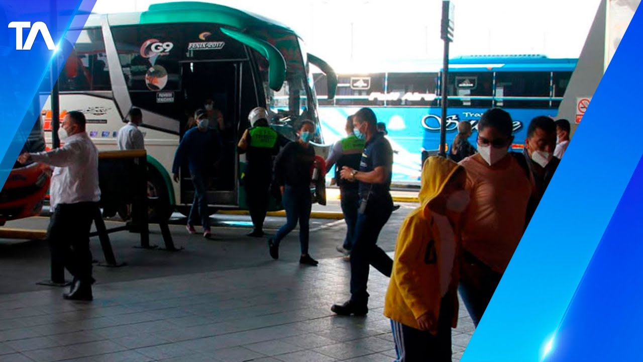 Buses llegan con normalidad a la Terminal Terrestre de Guayaquil