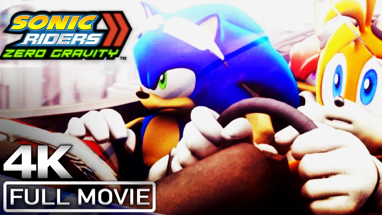 SONIC RIDERS ZERO GRAVITY All Cutscenes (Full Game Movie) 4K 60FPS