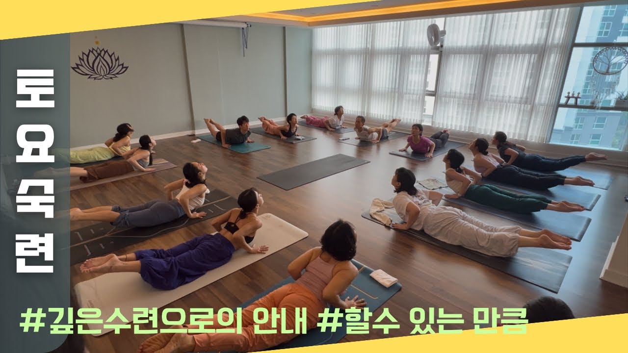 [엔젤요가] 토요숙련 하타수련 | 깊은 수련으로의 안내 | 능력껏 • 할수 있는만큼 | 올레벨