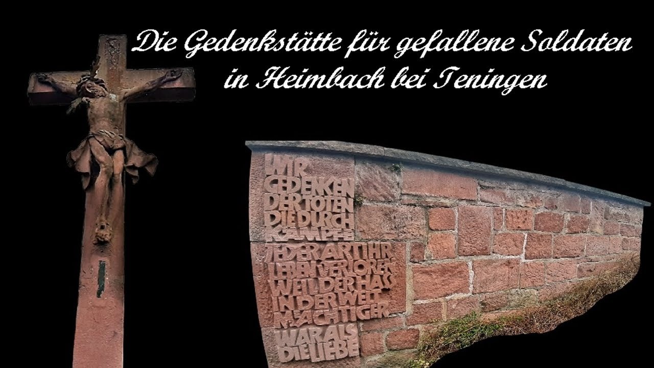 Die Gedenktafeln am Friedhof in Heimbach bei Teningen #4k #geschichte