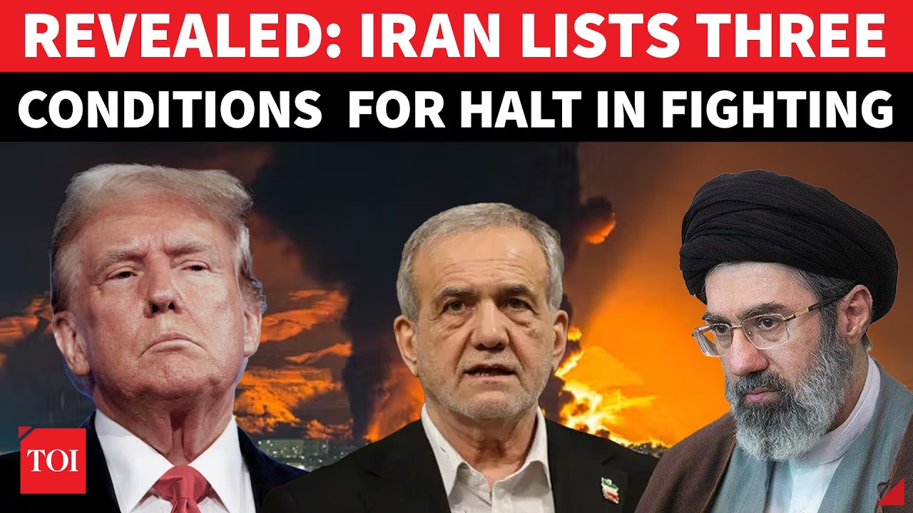 'WAR WON'T STOP UNTIL...': Iran Lists 3 Conditions For Halt In Fighting Against Israel & US | WATCH