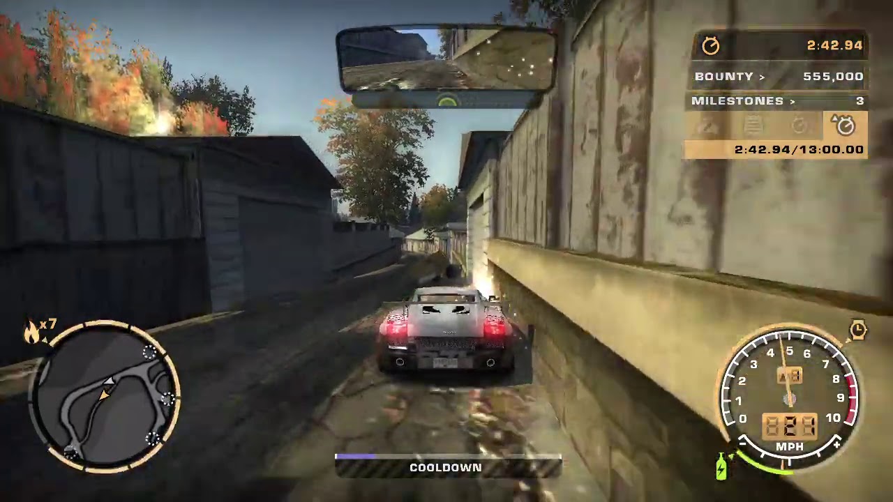 Escape Heat Level 7 cops quickly in nfsmw mod