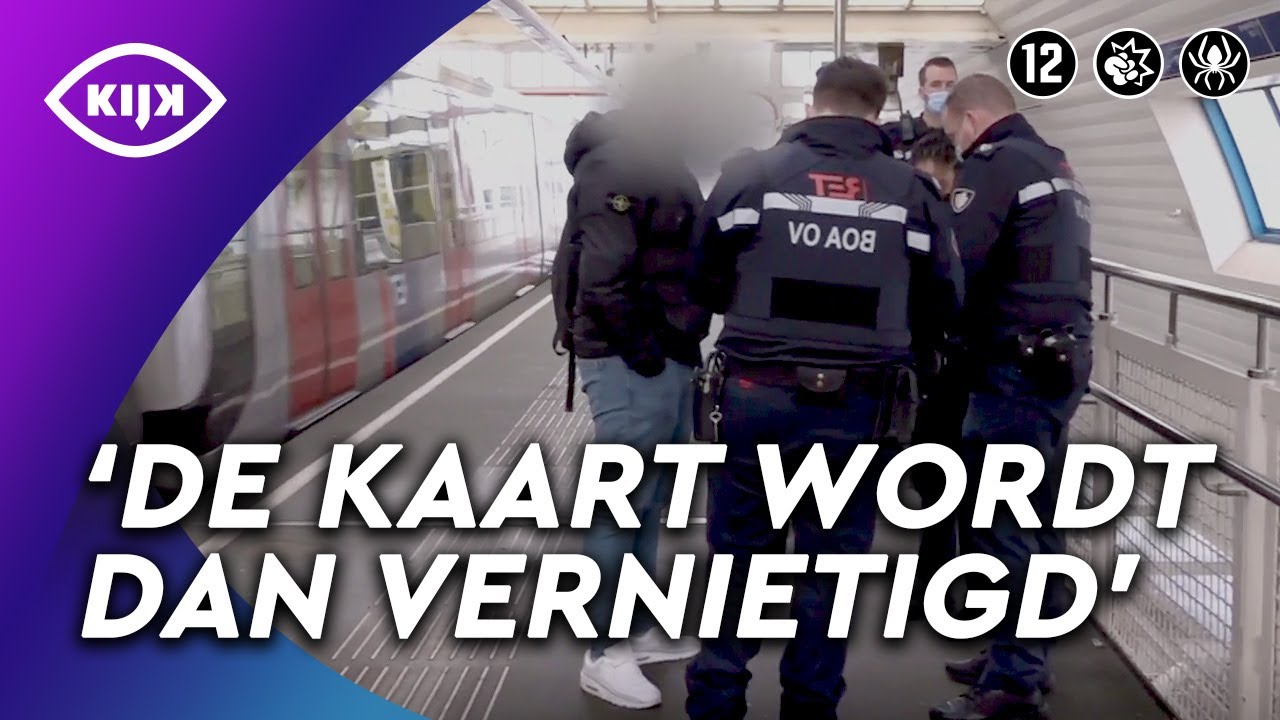 Hoe BESCHADIGD mag een OV-KAART zijn?! | Overtreders | KIJK Misdaad