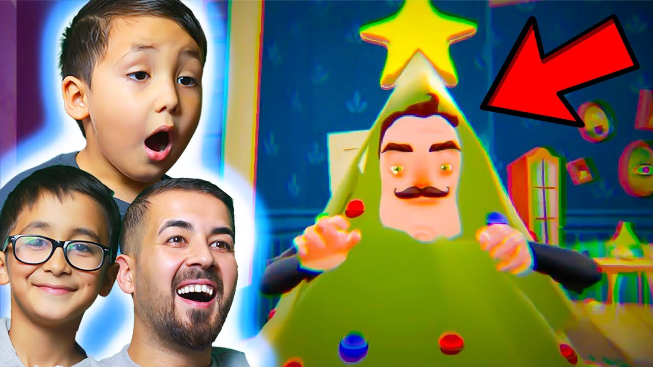 BIYIKLI YILBAŞI AĞACI OLDU! 😲 Hello Neighbor Yılbaşı Modu