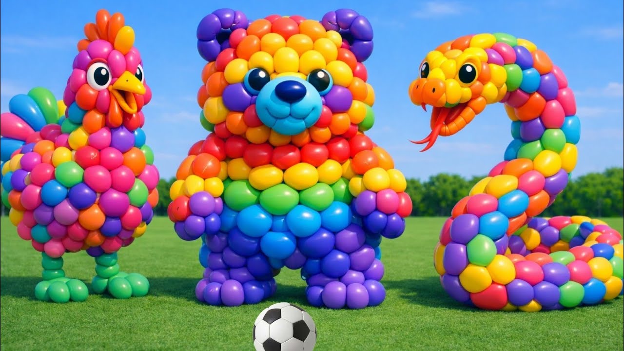 The mascot vibrato assistant Panda placed on the football field is popular, co-produced and creative