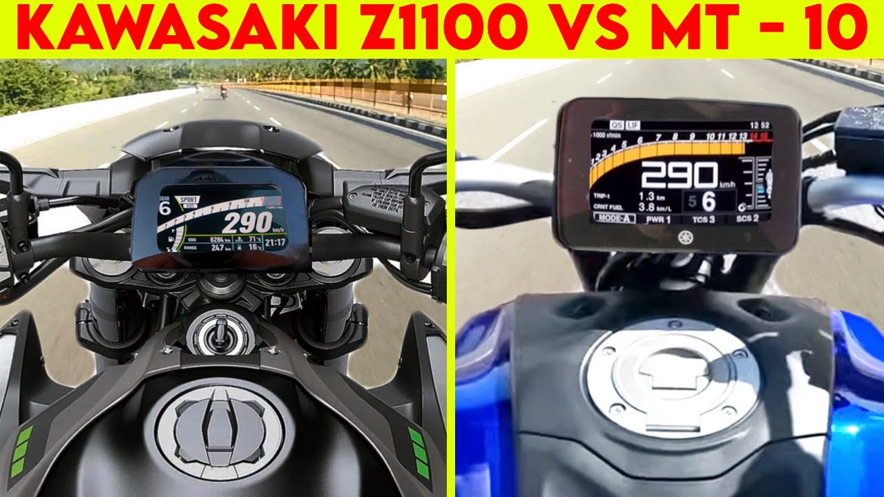 (2026) KAWASAKI Z1100 VS MT-10 | 0 TO 300 | TOPSPEED CLOSE BATTLE !!!