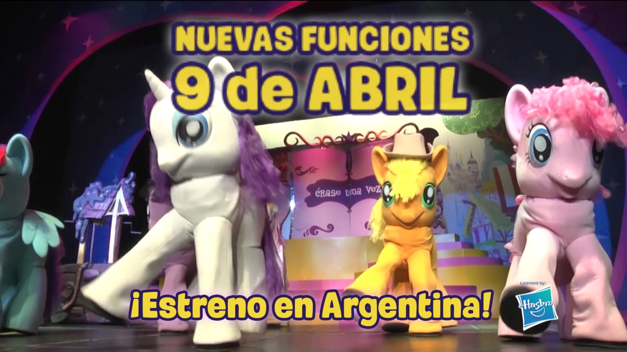 Spot "My Little Pony & Equestria Girls show en vivo" 9 de abril
