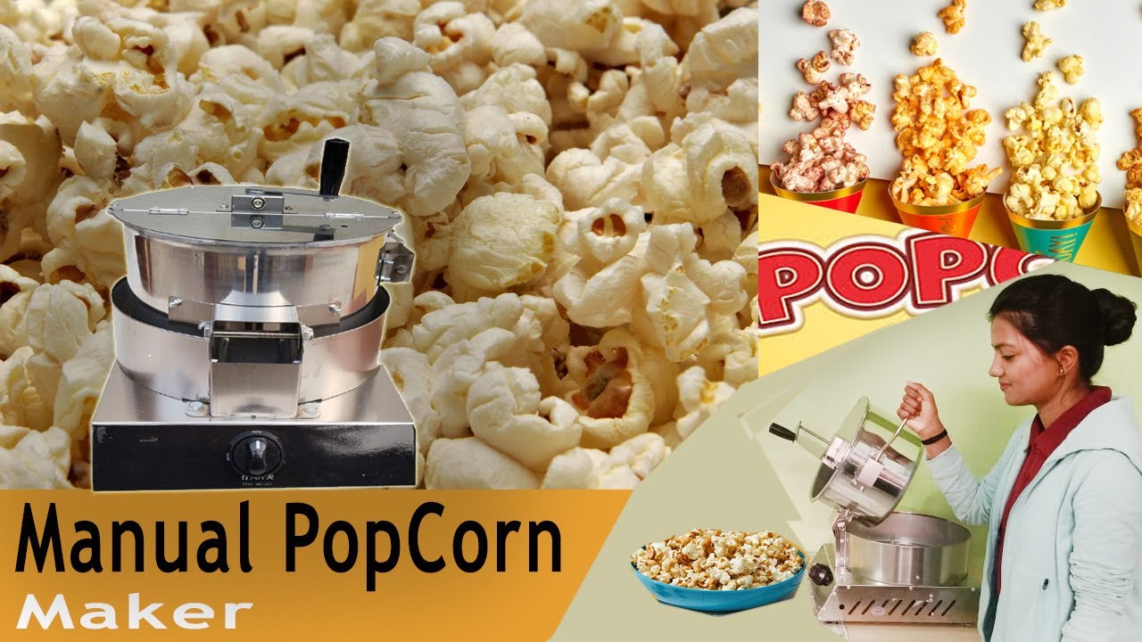 New Model Popcorn Machine Manual Hand operated - 7047711767  / 7363940757