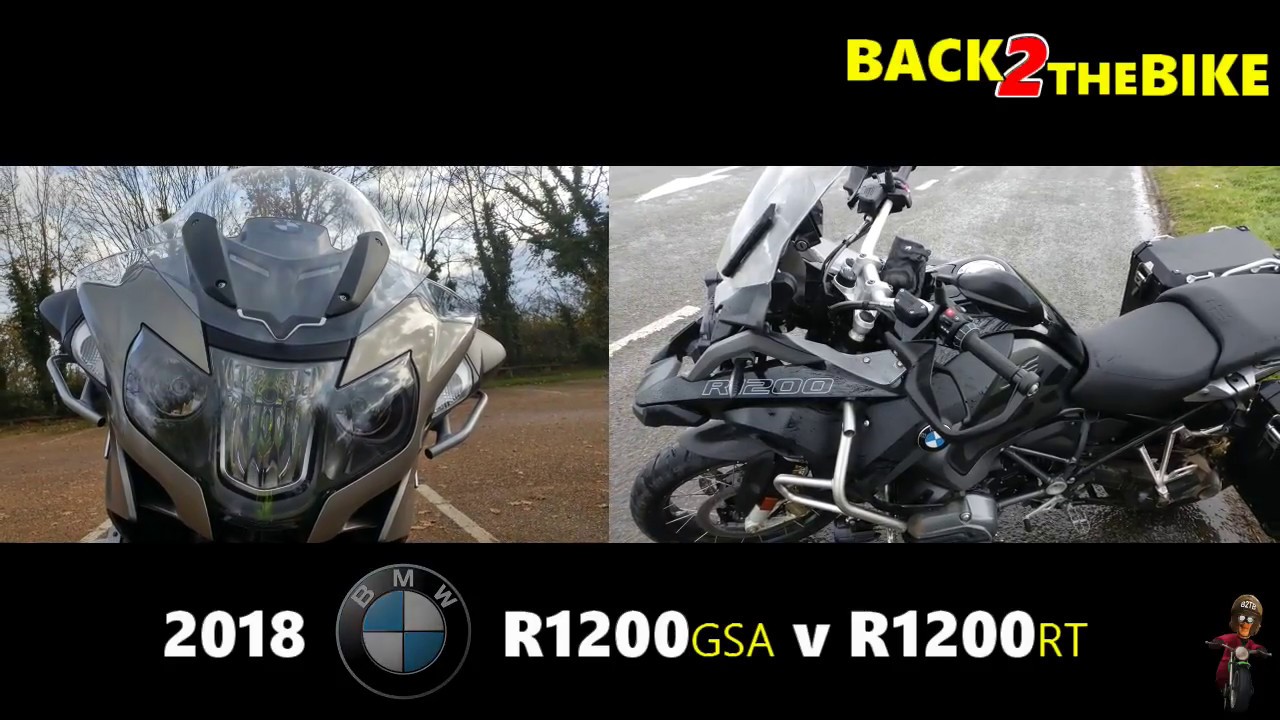 2018 BMW R1200GS Adventure v R1200RT