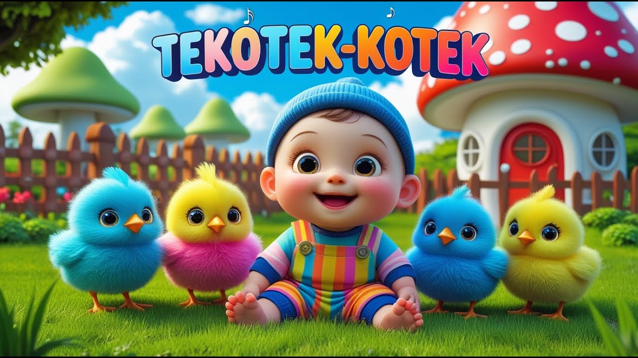 TEKOTEK-KOTEK ANAK AYAM - KUMPULAN LAGU ANAK DAN BALITA TERPOPULER | Pop Pop Kids