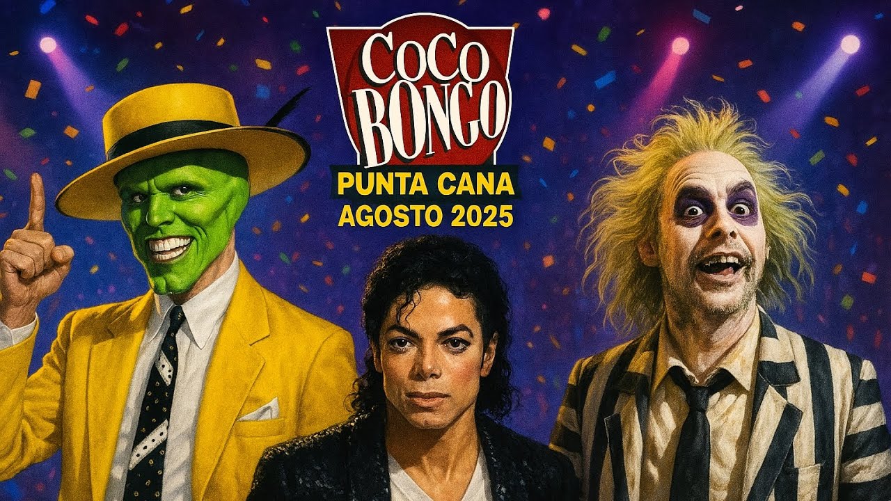 Coco Bongo Punta Cana 2025 | The Mask, Michael Jackson & Beetlejuice infiammano la notte!