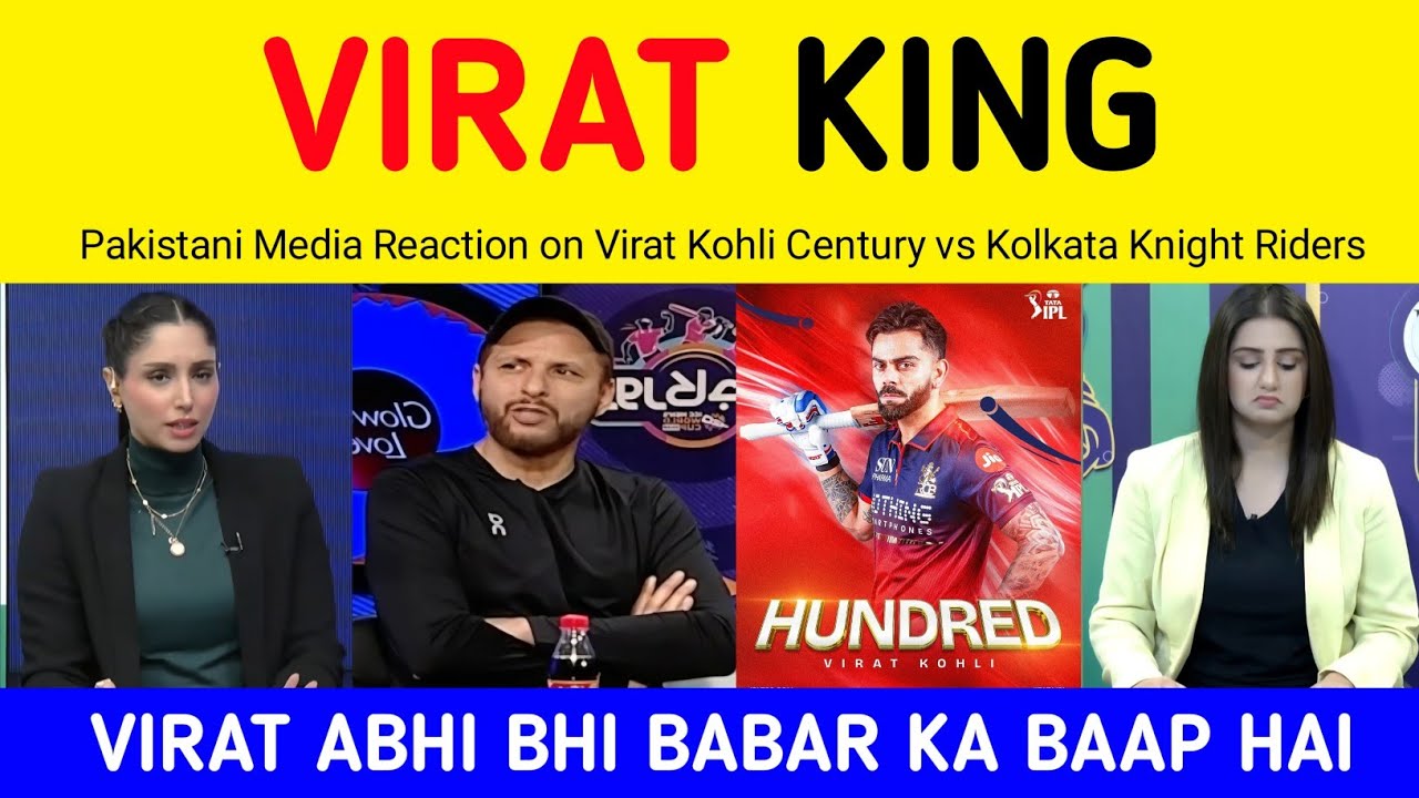 Pak Media Reaction on Virat Kohli 105*(60) Vs Kolkata Today | Pakistani Media on Virat Century