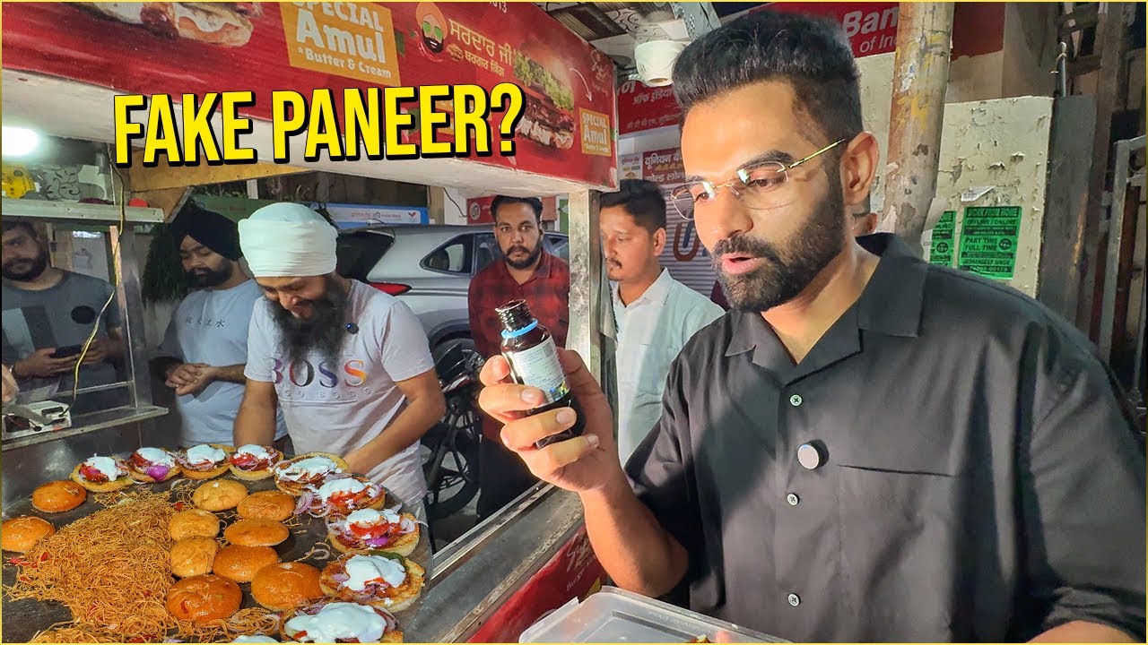 FAKE PANEER TEST On Indian Street Food