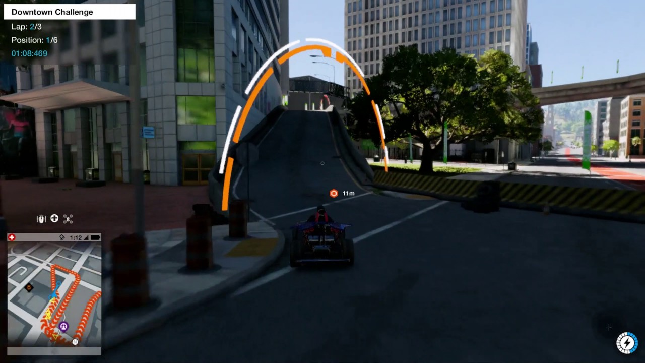 Watch_Dogs 2 - 22. Velocity Microchip, Pimp My eKart achievement, eKart: Downtown Challenge