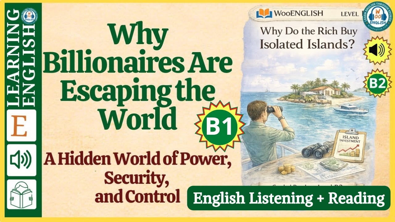 Why Billionaires Are Escaping the World | Learn English Through Story (B2)
